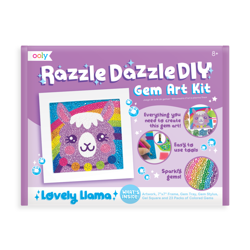 Kit d'art de gemmes à faire soi-même Razzle Dazzle - Lovely Lama