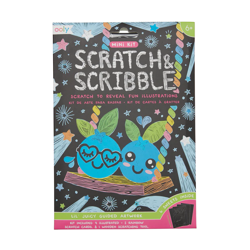 lil' juicy mini scratch and scribble art kit