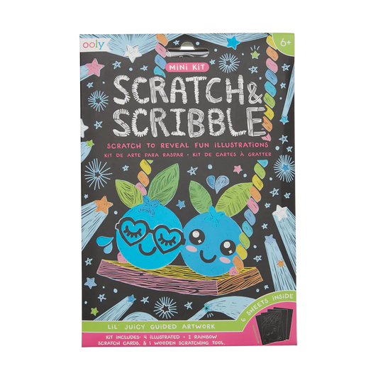 lil' juicy mini scratch and scribble art kit