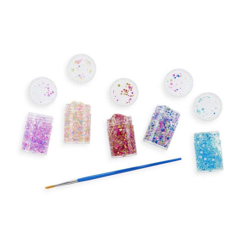 Mini dots pixie paste glitter glue - set of 5