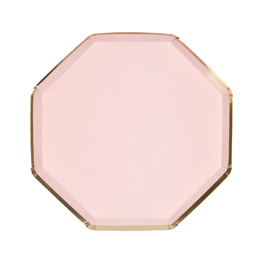 Pale pink side plates