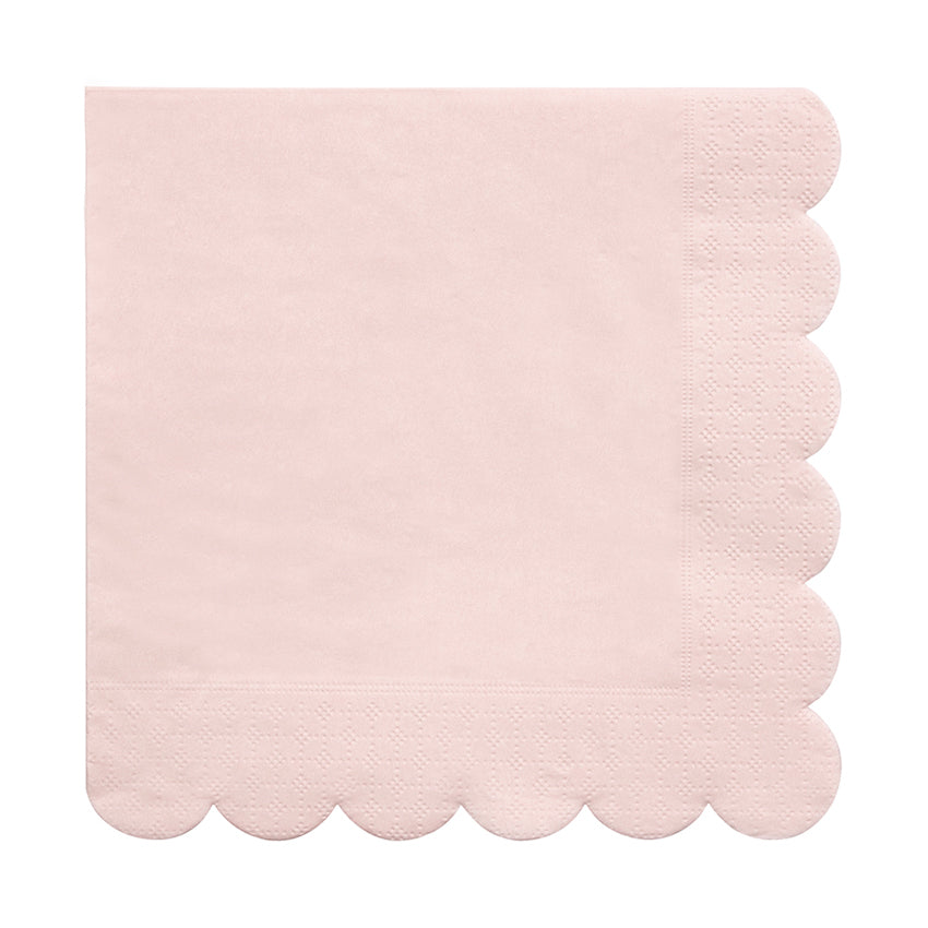 Pale pink napkins L