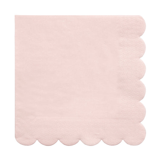 Pale pink napkins L