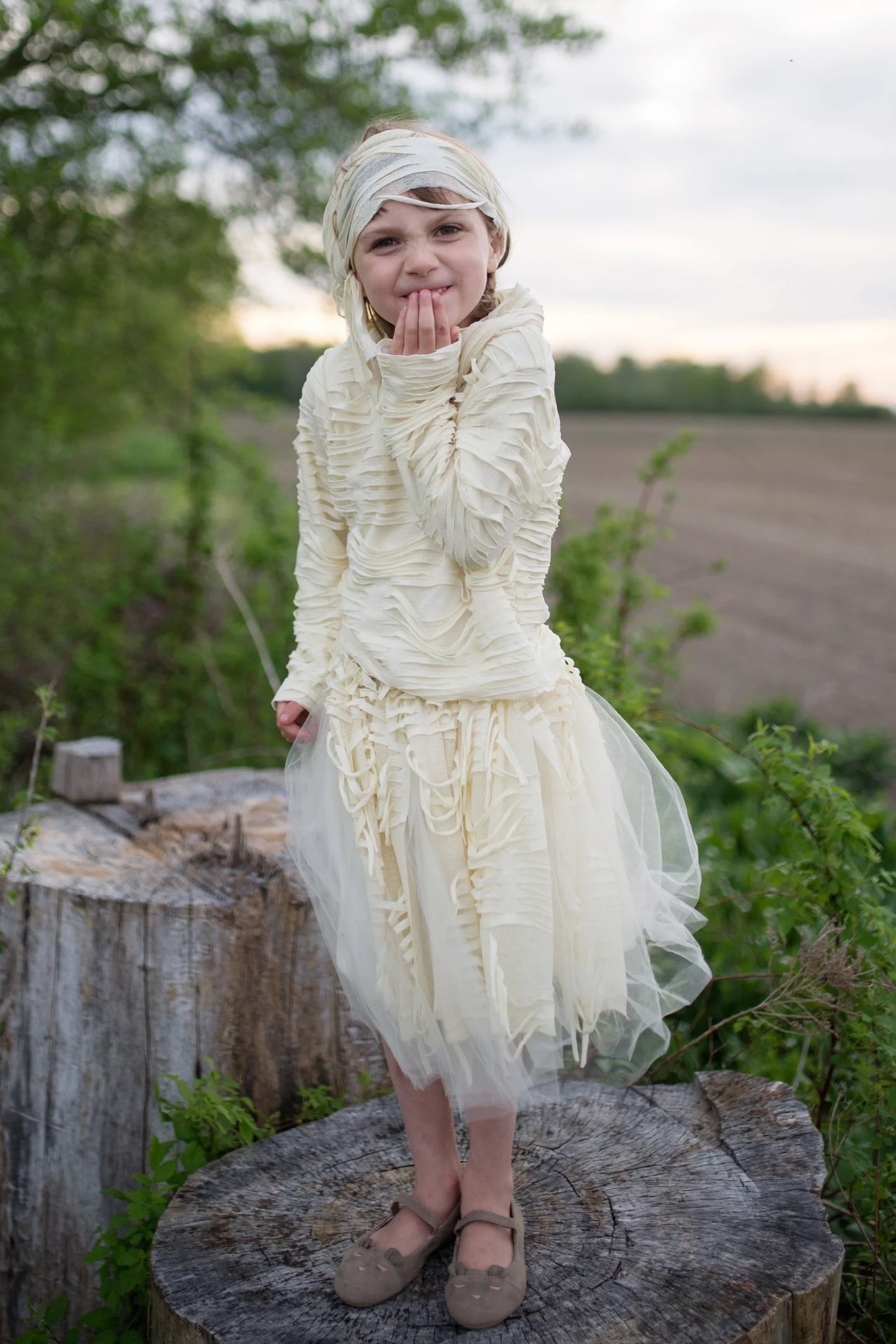 Mummy costume with skirt