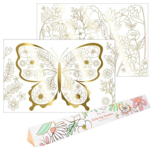 Butterfly Colouring Posters