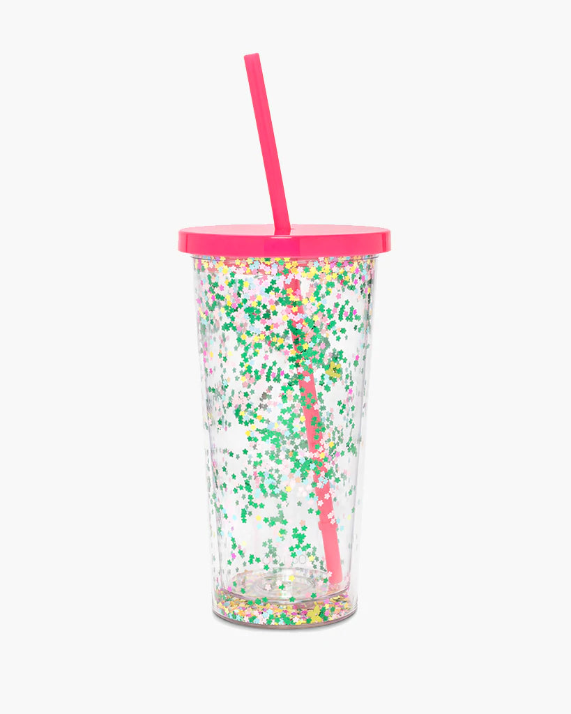 Glitter Bomb Sip Sip Tumbler - Flower Bomb