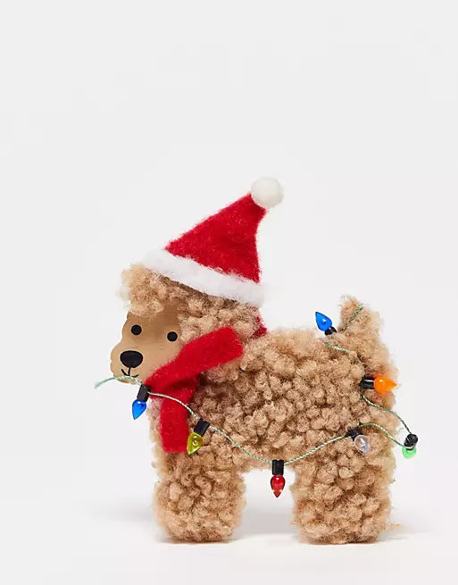 Festive Cockapoo Hanging Decoration