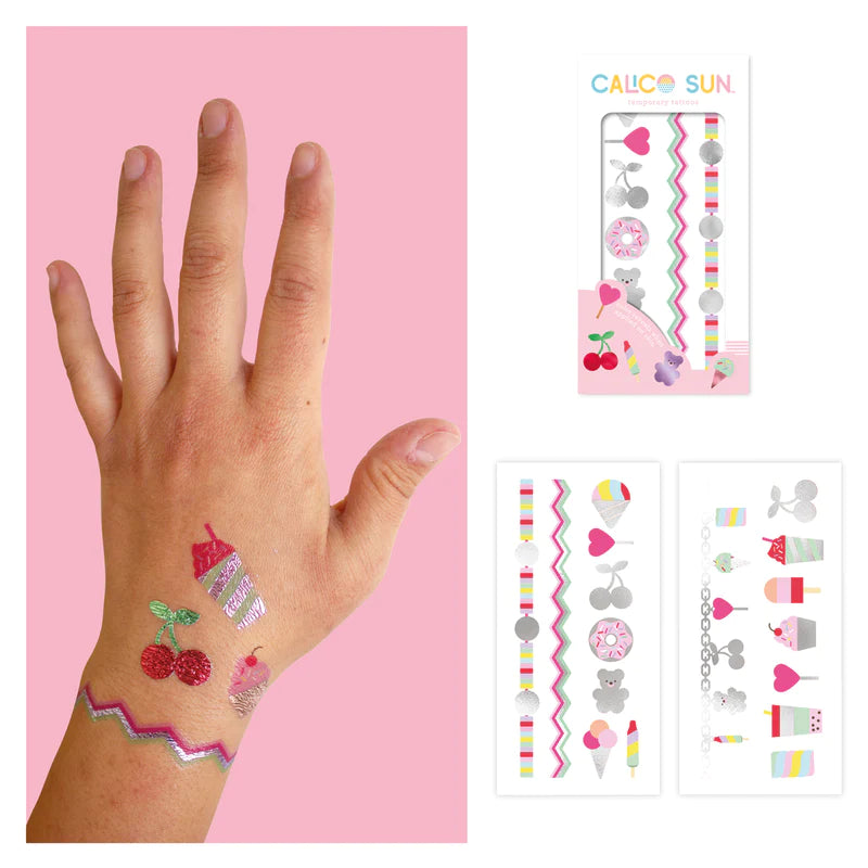 Calico sun - Lolly temporary tattoos