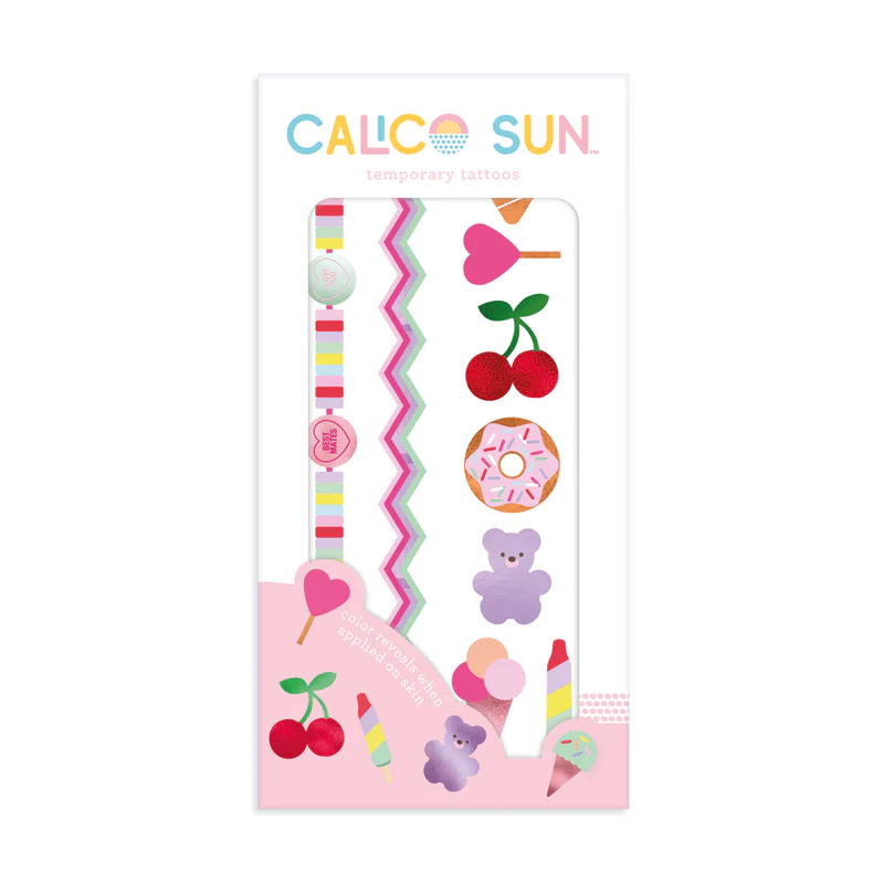 Calico sun - Lolly temporary tattoos