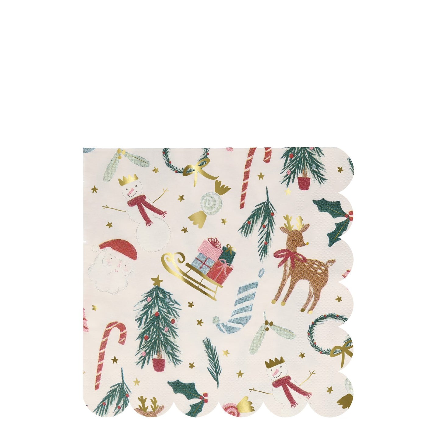 Festive motif napkins L