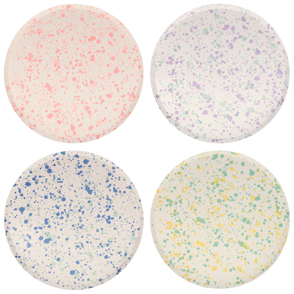 Speckled dinner plates L - various colours - MERI MERI