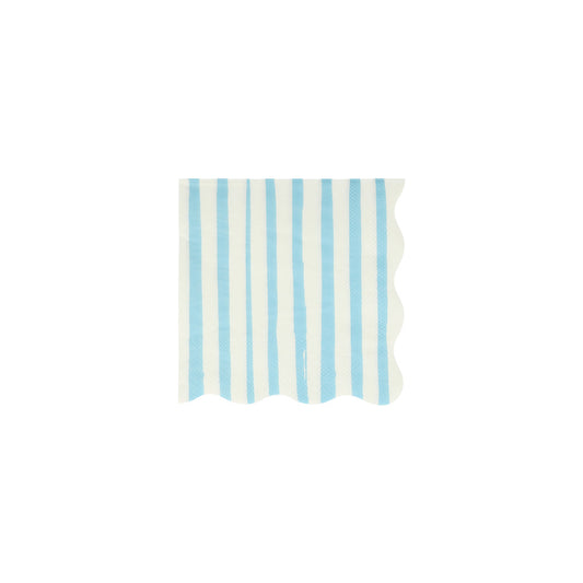 Blue stripe napkins S