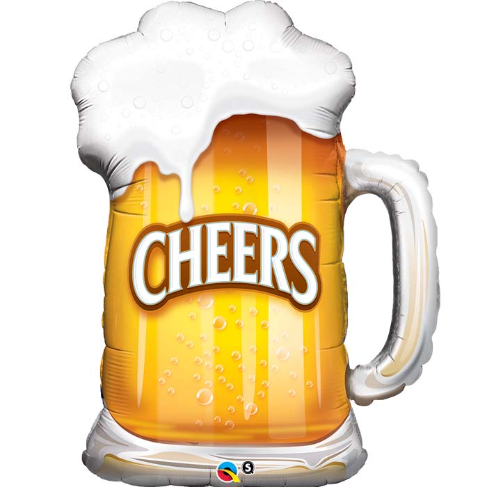 Foil Balloon 35″ Cheers! Beer Mug