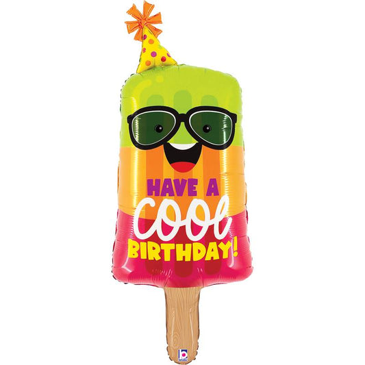 Ballon aluminium 45″ Cool Birthday Popsicle – Grabo 