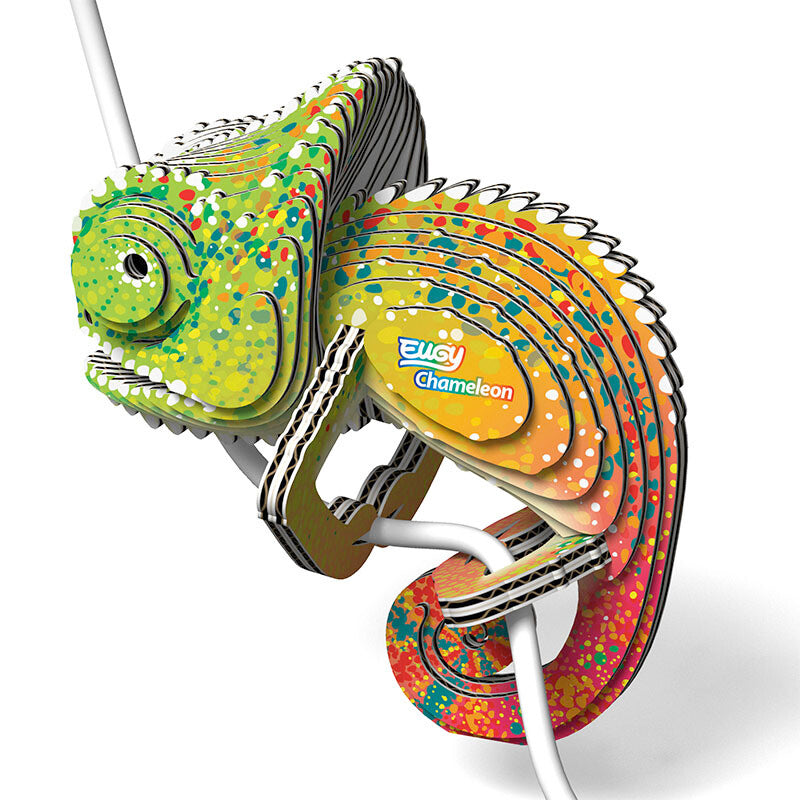 075 Chameleon - 3D Cardboard Model Kit