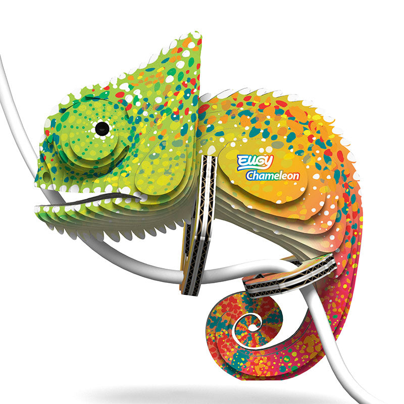 075 Chameleon - 3D Cardboard Model Kit