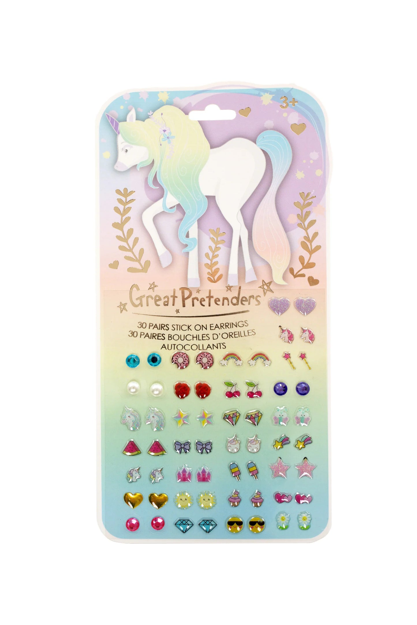 WHIMSICAL UNICORN STICKER EARRINGS