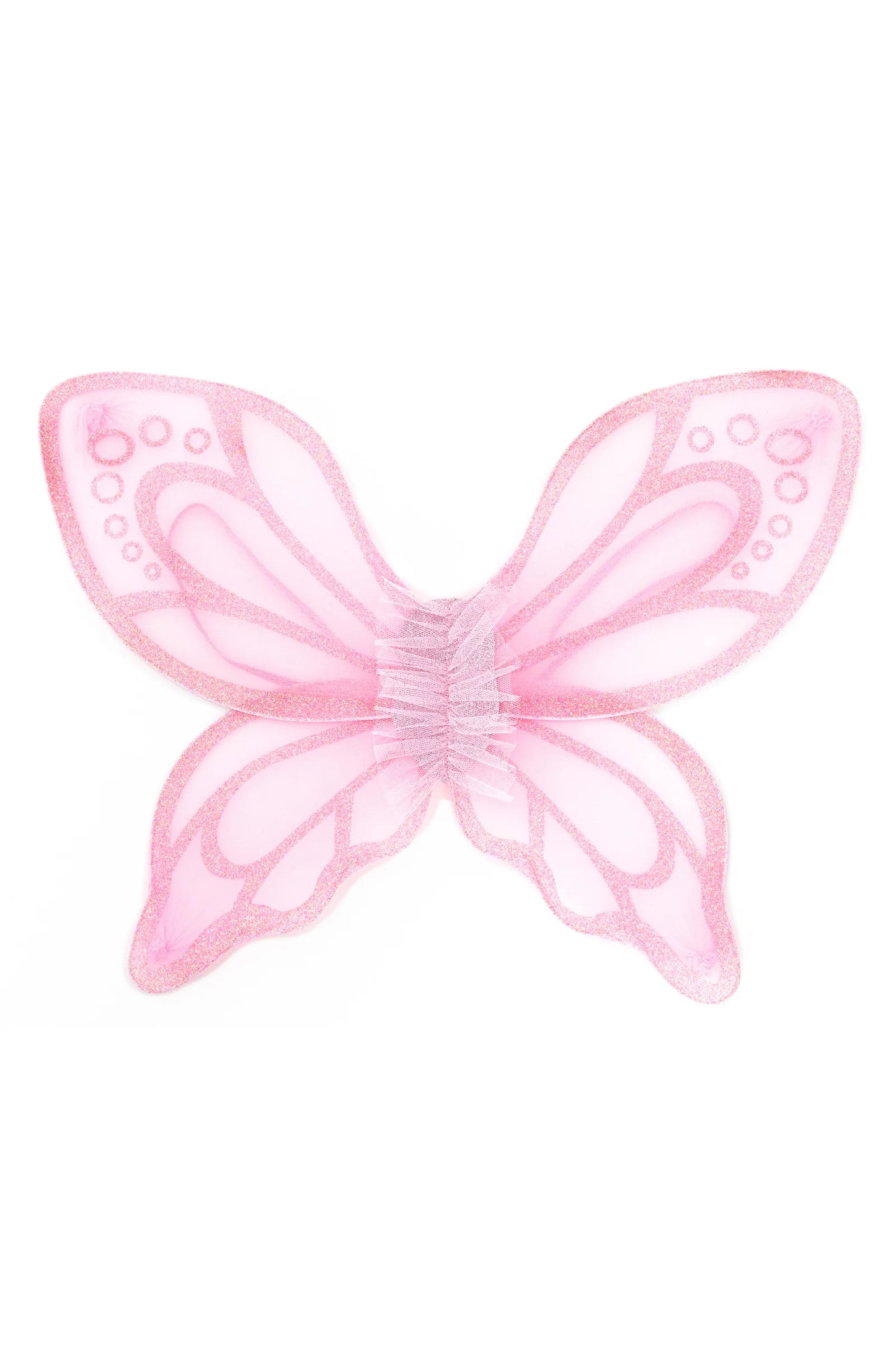 Pink sequins butterfly dress/ wings