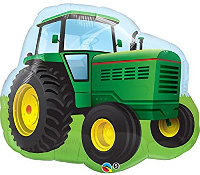 Farm Tractor Foil Balloon