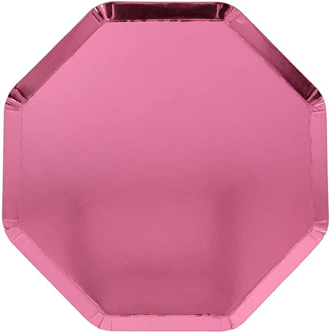 Metallic pink Side Plates