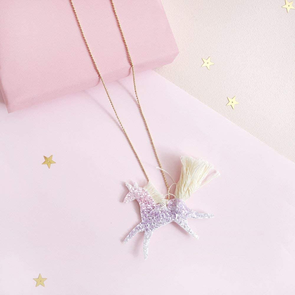 Collier Licorne Paillettes