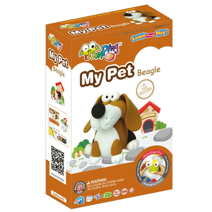 Beagle - My Pet Collection - Air Dry Modelling Clay Kit