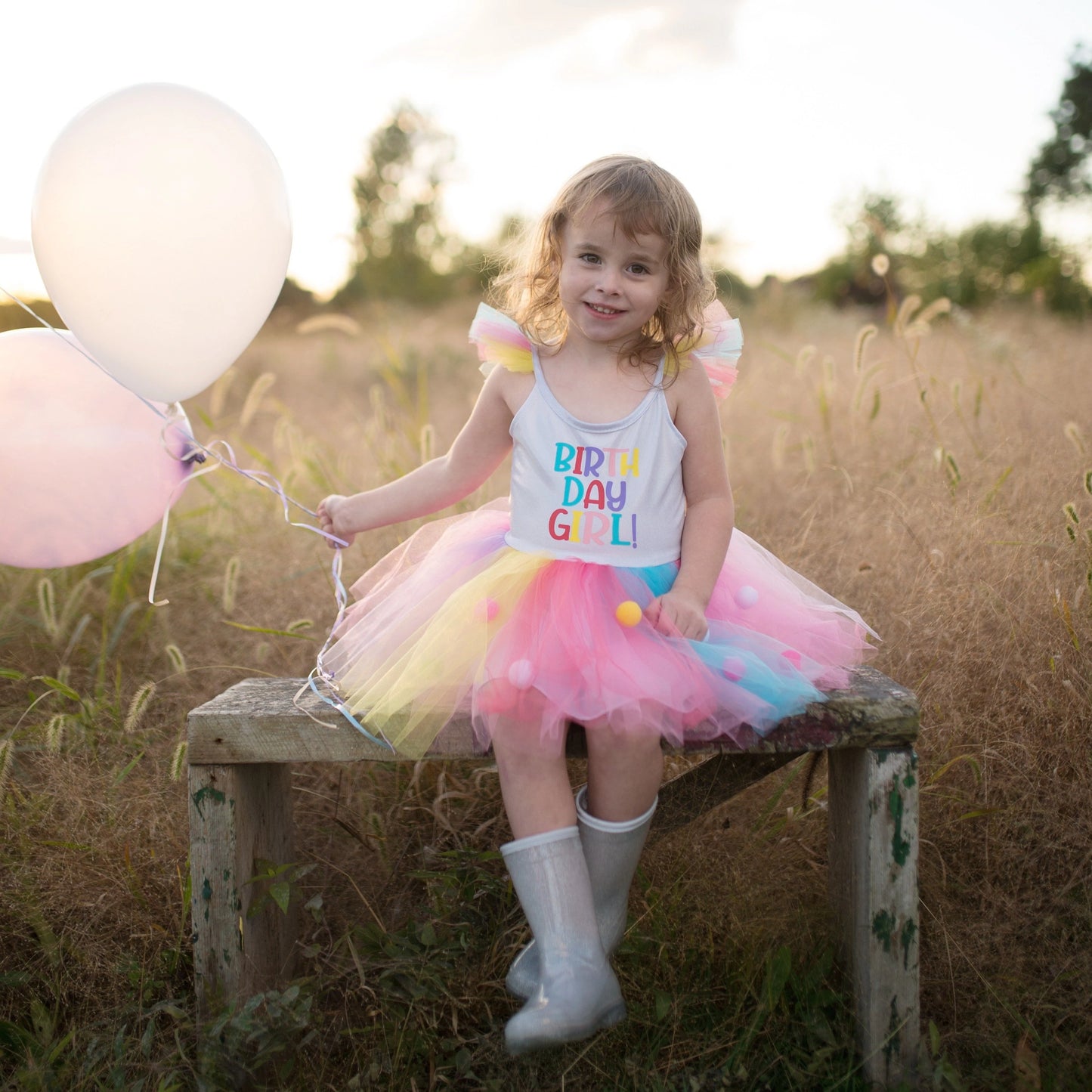 Birthday Girl Dress & Headband