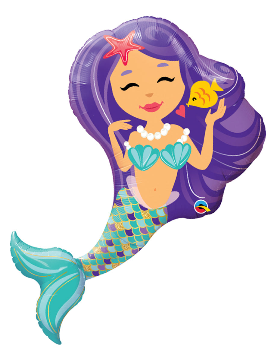 Foil balloon 38″ Enchanting Mermaid