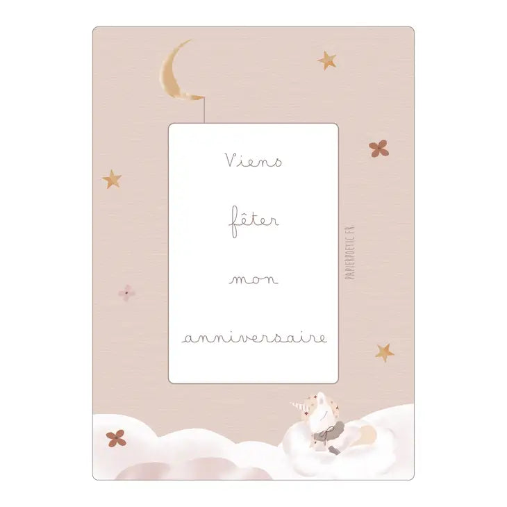 “Unicorn” Invitation Card