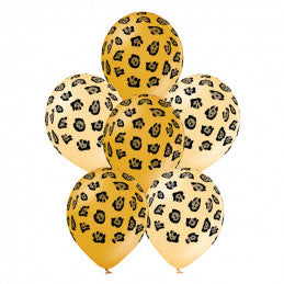 6 Ballons latex LEOPARD 30 cm