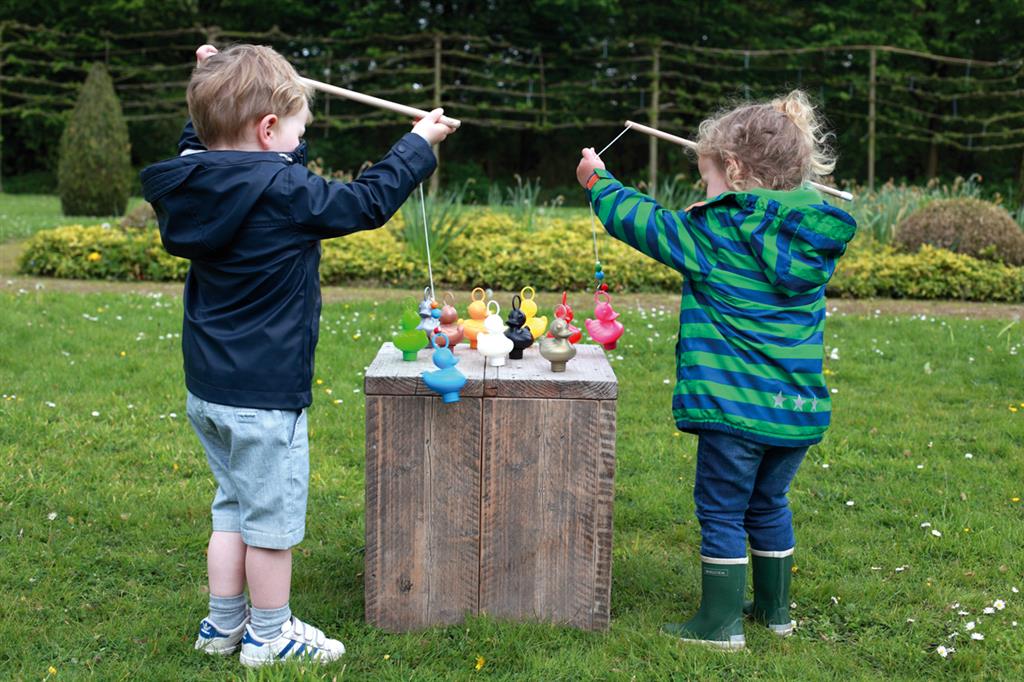 ENSEMBLE DE 6 CANARDS DE PÊCHE 