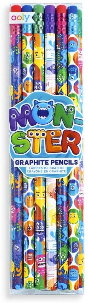 Graphite Pencils – Set of 12 – Monsters