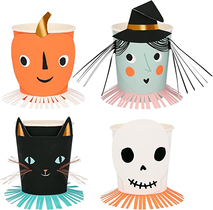 Vintage Halloween Cups