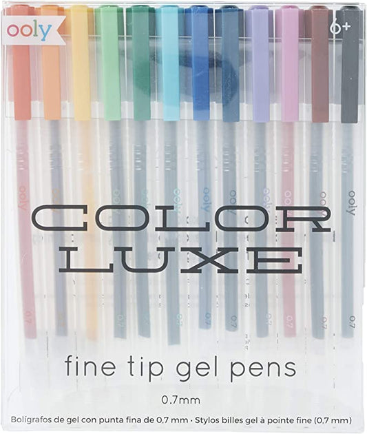 OOLY, Color Luxe Gel Pen, Set of 12