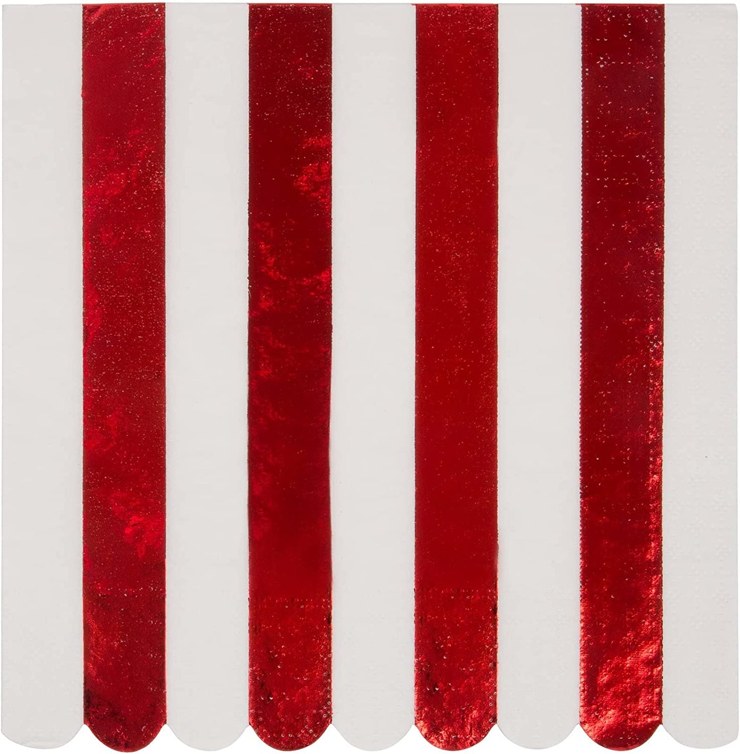 Red and White napkins L