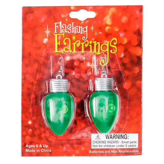 Flashing Bulb Shape Earrings