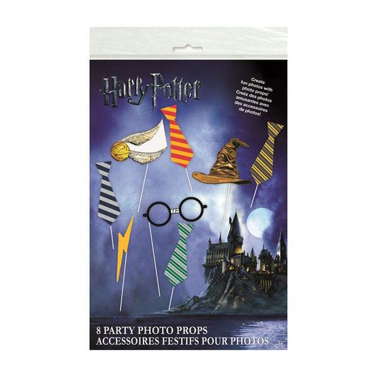 (59070) 8 ACCESSOIRES PHOTO DE FÊTE HARRY POTTER