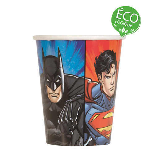 8 CUPS JUSTICE LEAGUE 27 cl ECOLOGIQUE