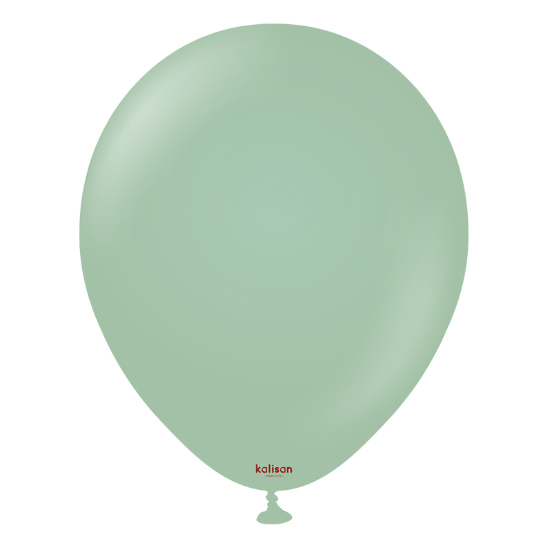 100 Ballons 5″ Vert Hiver – Kalisan 