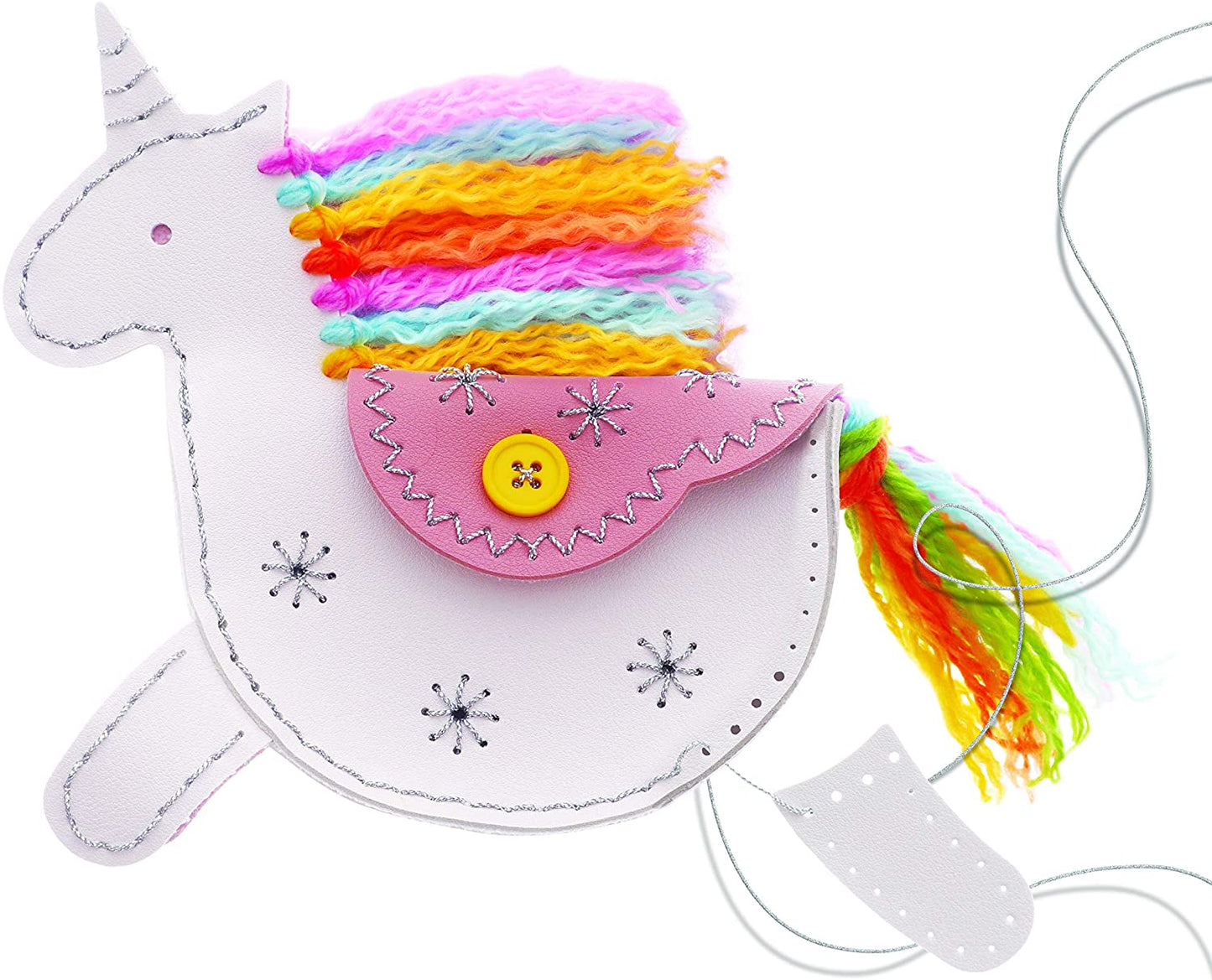 My Unicorn Faux Leather Pouch - Multicolors