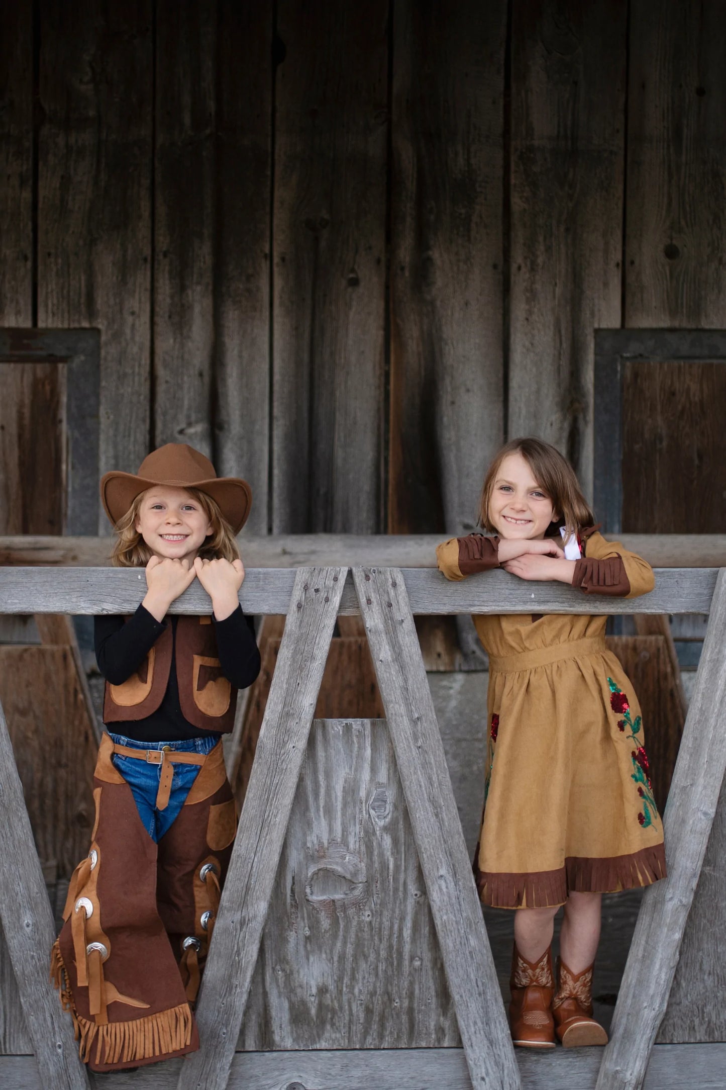 Cowboy vest and chaps