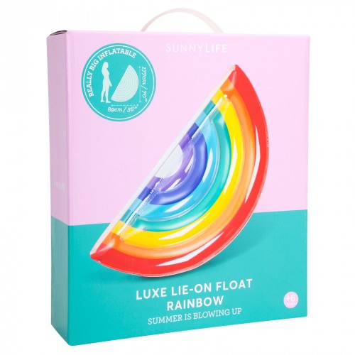 Luxe Lie-On Rainbow Float