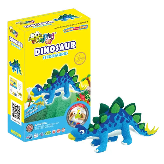 Stegosaurus - Dino Collection - Air Dry Modelling Clay Kit