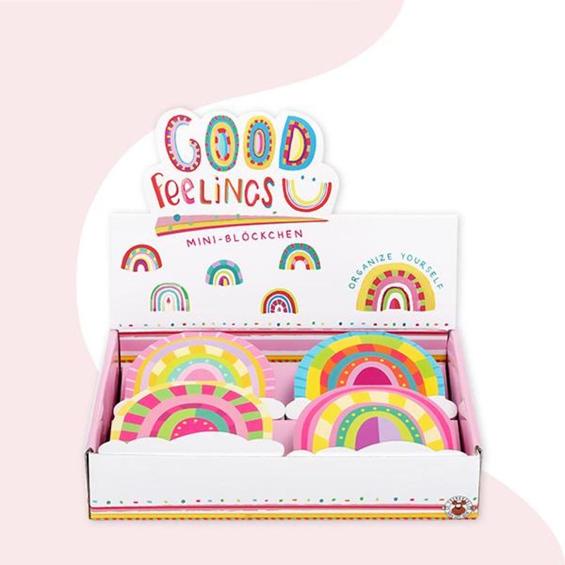 RAINBOW MINI NOTEPAD 40 SHEETS