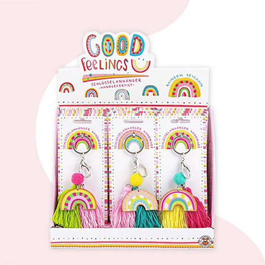 RAINBOW KEYRING - GOOD FEELINGS