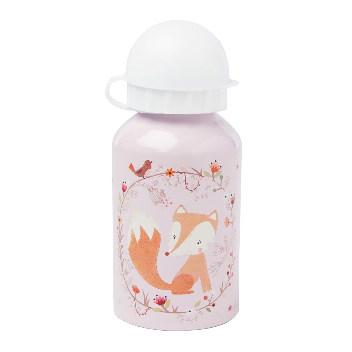 Woodland Friends Fox Kids' Metal Water Bottle