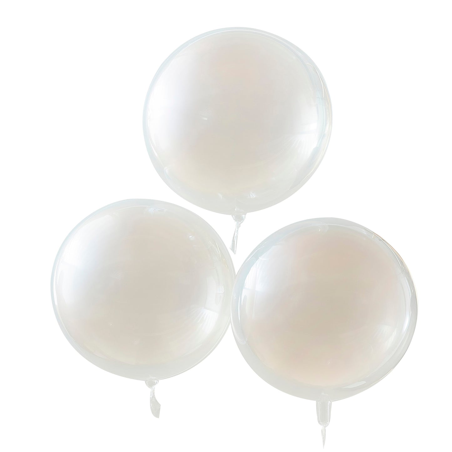 Peach Sprayed Orb Party Balloons