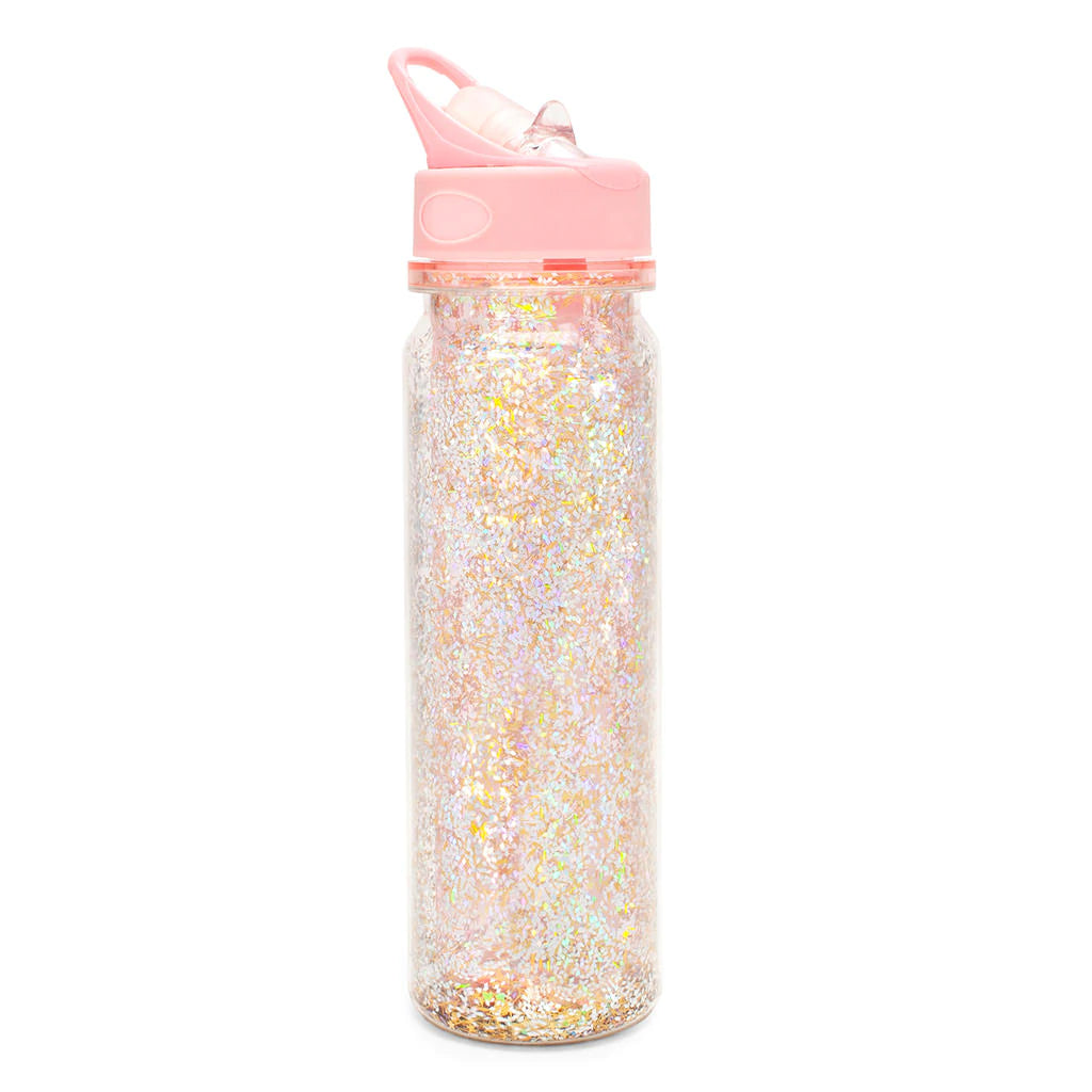 Glitter Bomb Water Bottle - Pink Stardust