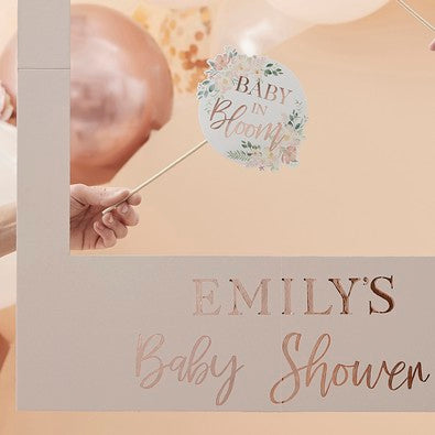 Customisable Baby Shower Photobooth Frame