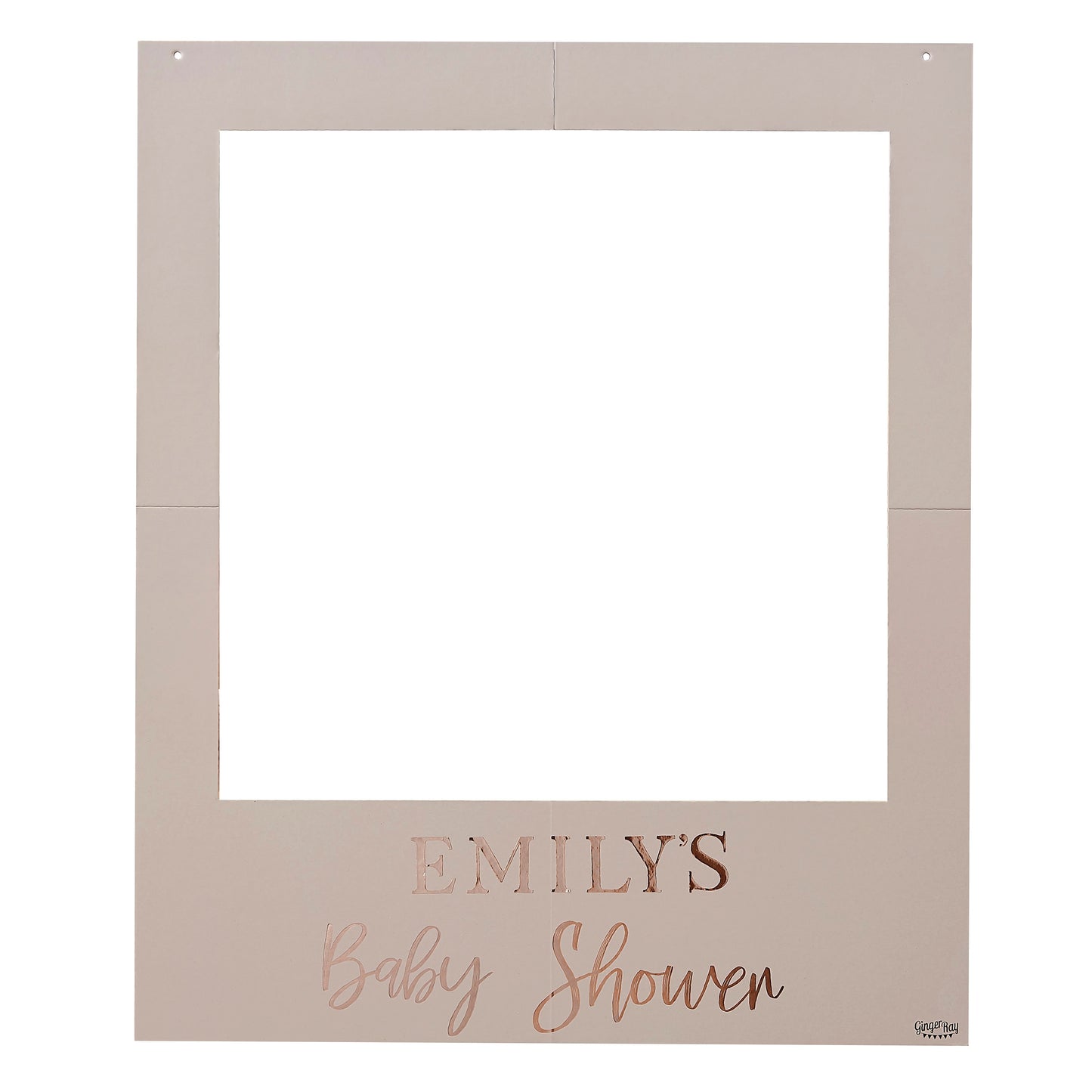 Customisable Baby Shower Photobooth Frame